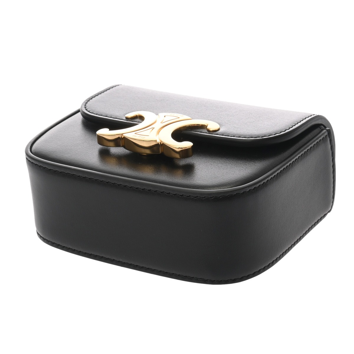 セリーヌ ミニ クロード ブラック 10I513DPV.38NO シャイニーカーフ