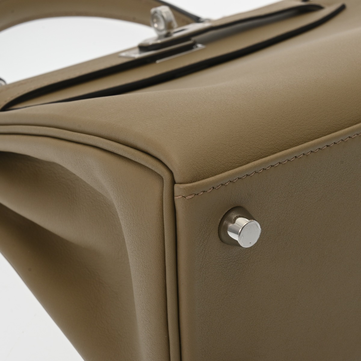 エルメス ケリー 25 内縫い 2WAY ベージュマルファ/グリペール