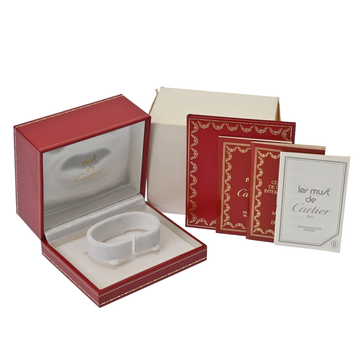 カルティエ マストタンク ヴェルメイユ SM W1003053 アイボリー