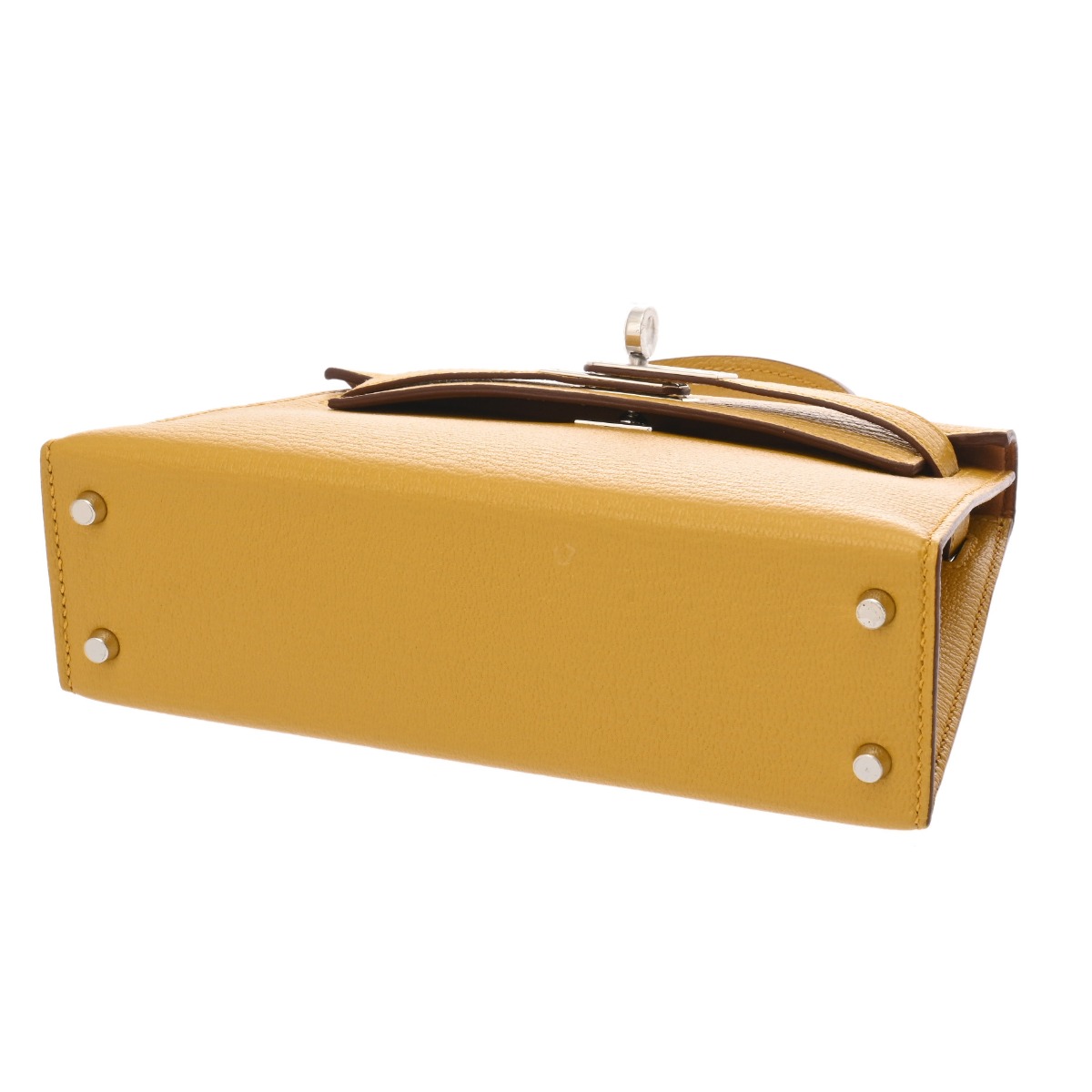 エルメス ミニケリー2 ヴェルソ ジョーヌアンブル/キャラメル