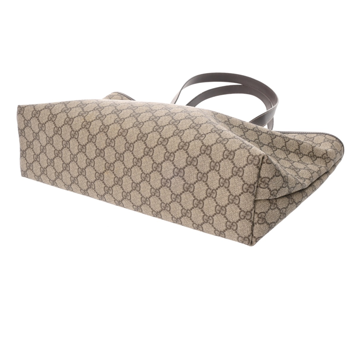 グッチ GGスプリーム トートバッグ ベージュ/エボニー/ブラウン