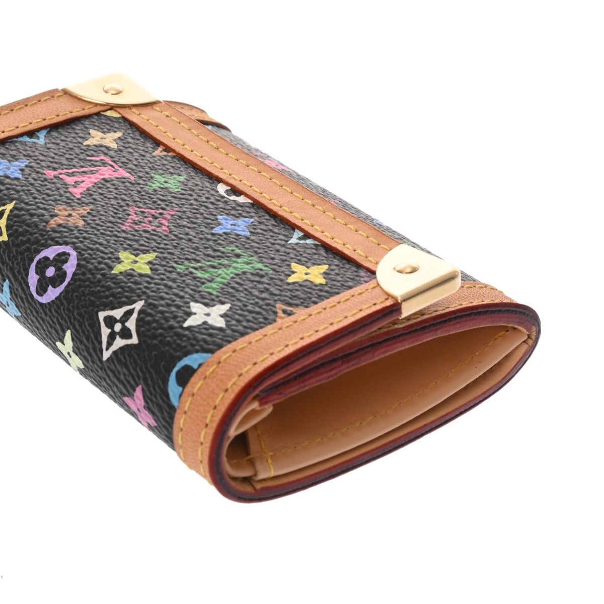 ルイ ヴィトン モノグラムマルチカラー ポルトモネ プラ