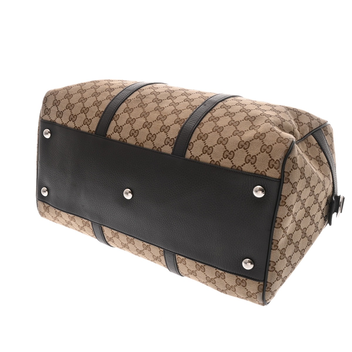 グッチボストンバック超美品 グッチ ボストンバッグ エボニー/ブラウン 449167 493075 GG