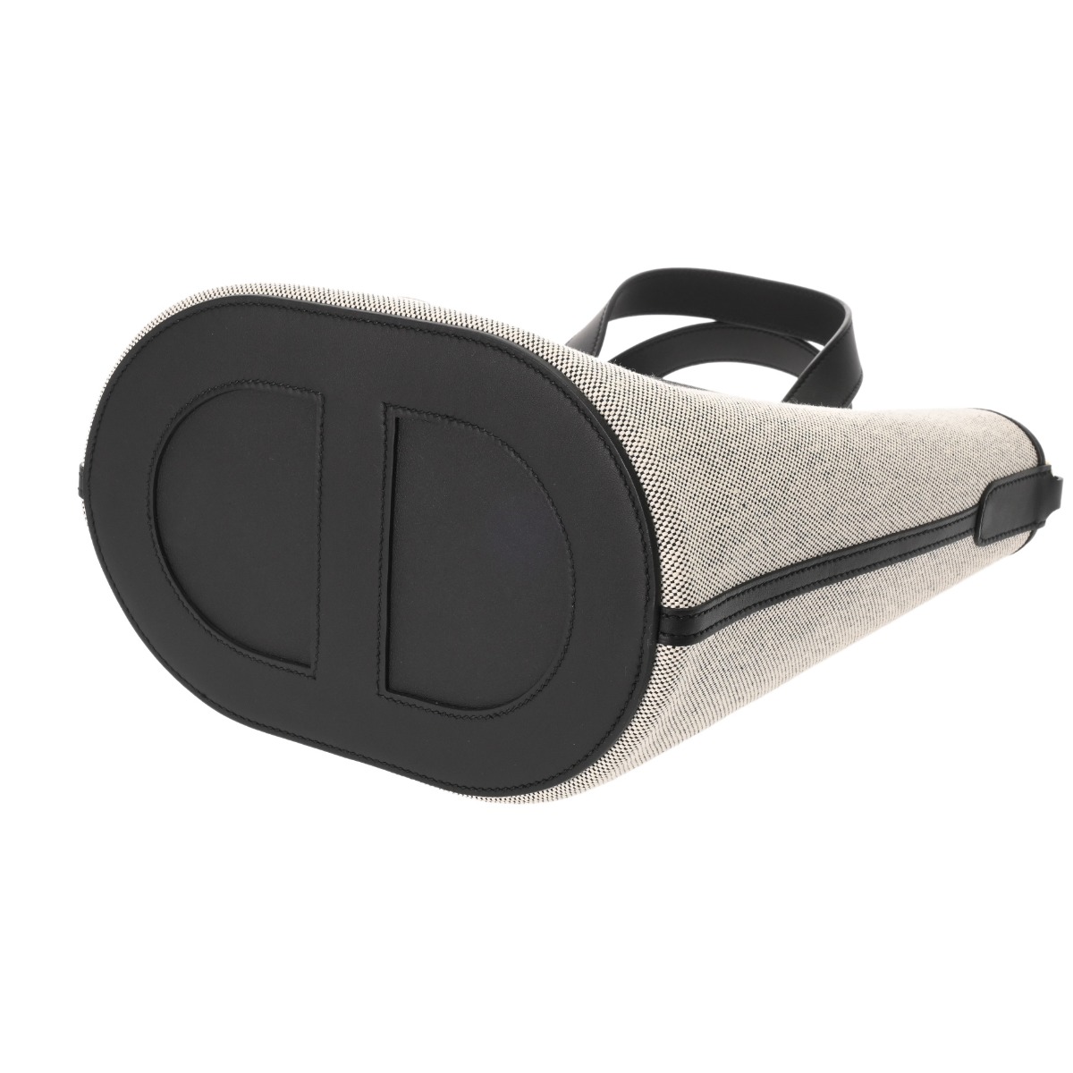 エルメス インザループ 23 エクリュ/ブラック トワルアッシュ/ヴォー