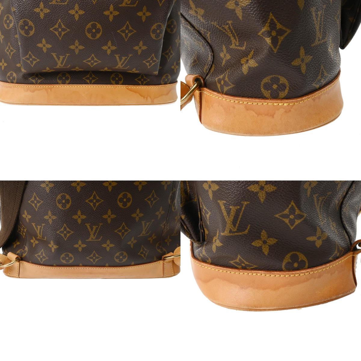 ルイ ヴィトン モノグラム モンスリ GM ブラウン M51135 モノグラム
