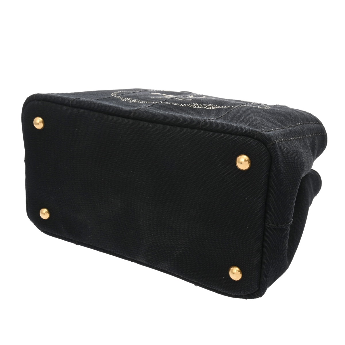 プラダ カナパ カナパ トート ブラック 1BG439 キャンバス レディース