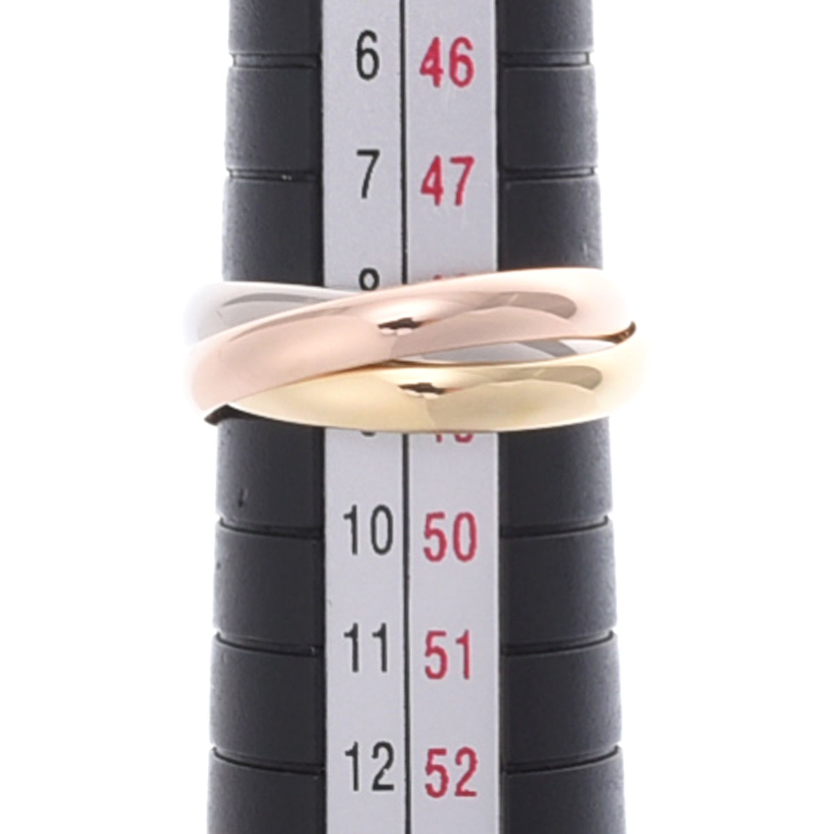 カルティエ トリニティリング SM #48 ゴールド K18イエローゴールド YG