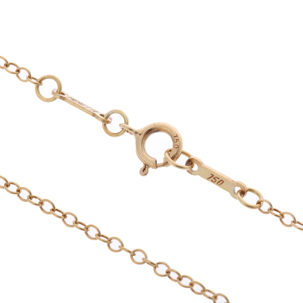 ティファニー オープンハート ネックレス ゴールド K18イエロー