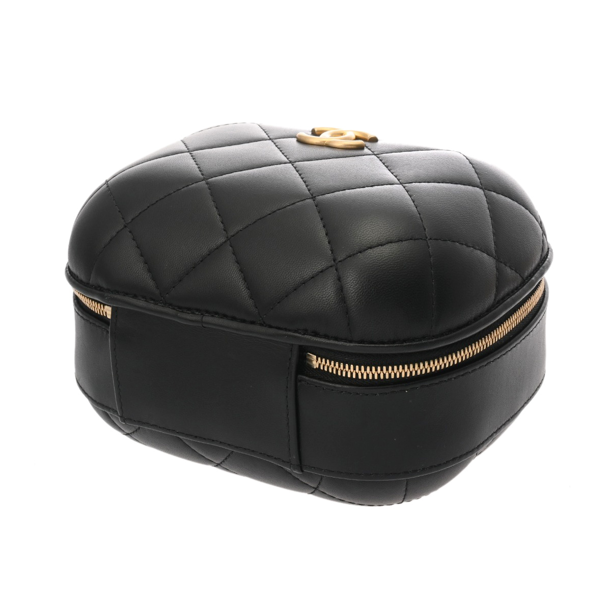 シャネル マトラッセ スモール ヴァニティケース ブラック