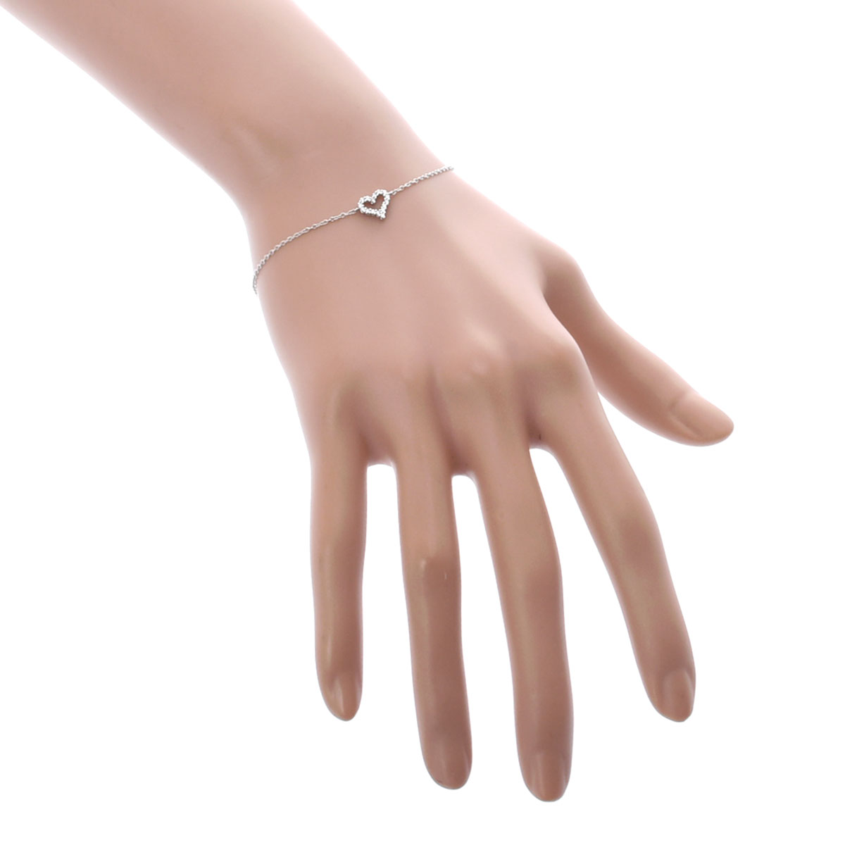 ティファニー センチメンタルハート ブレスレット シルバー