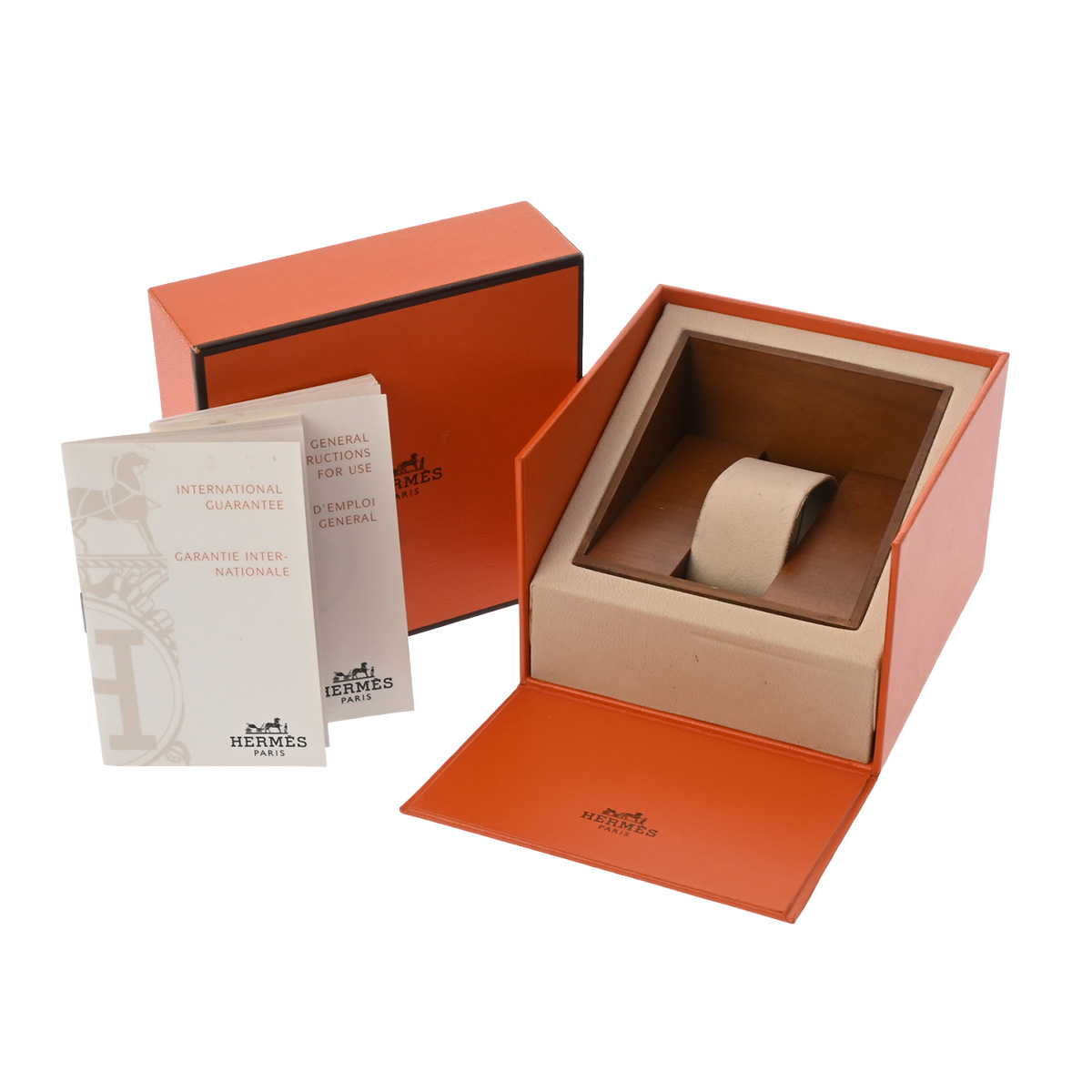 エルメス クリッパー ナクレ CL4.210 ホワイトシェル レディース