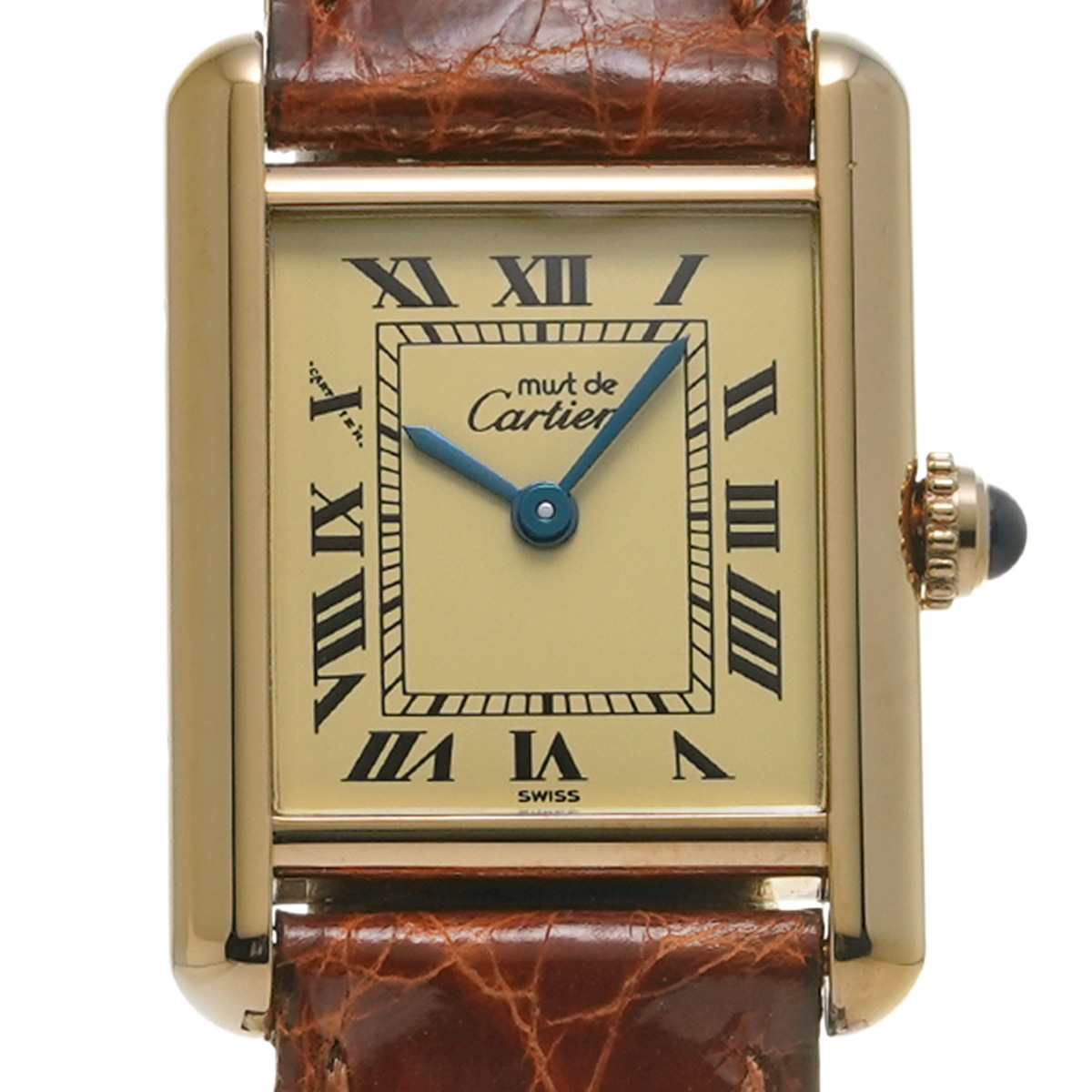 カルティエ マストタンク ヴェルメイユ SM W1003154 アイボリー