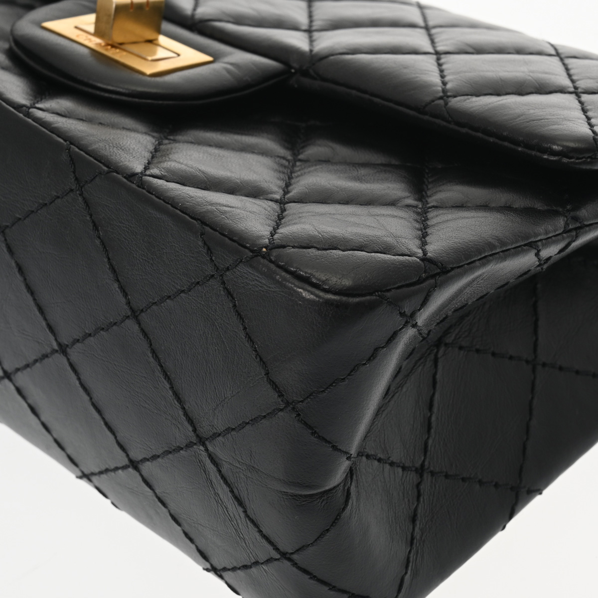 シャネル　エッセスケアセット　ショッパー付き❗️ シャネル 2.55 WフラップWチェーンショルダー ブラック エイジド