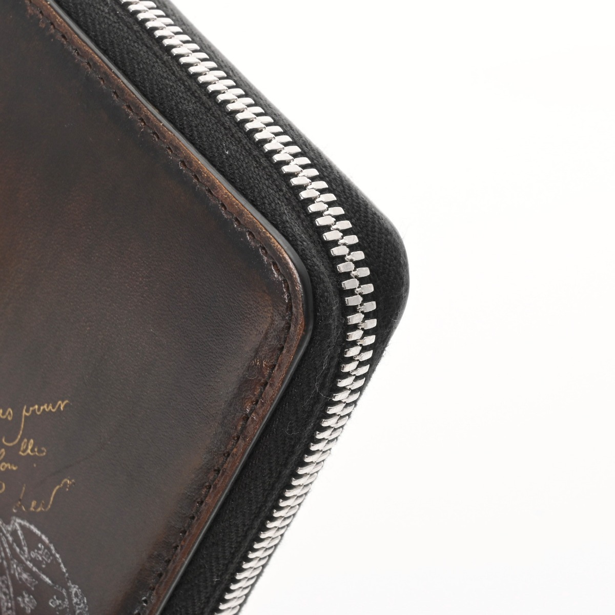 Berluti ベルルッティ カリグラフィ ラウンドファスナー長財布 メンズ 黒 楽天市場】ベルルッティ 長財布 イタウバ カリグラフィ