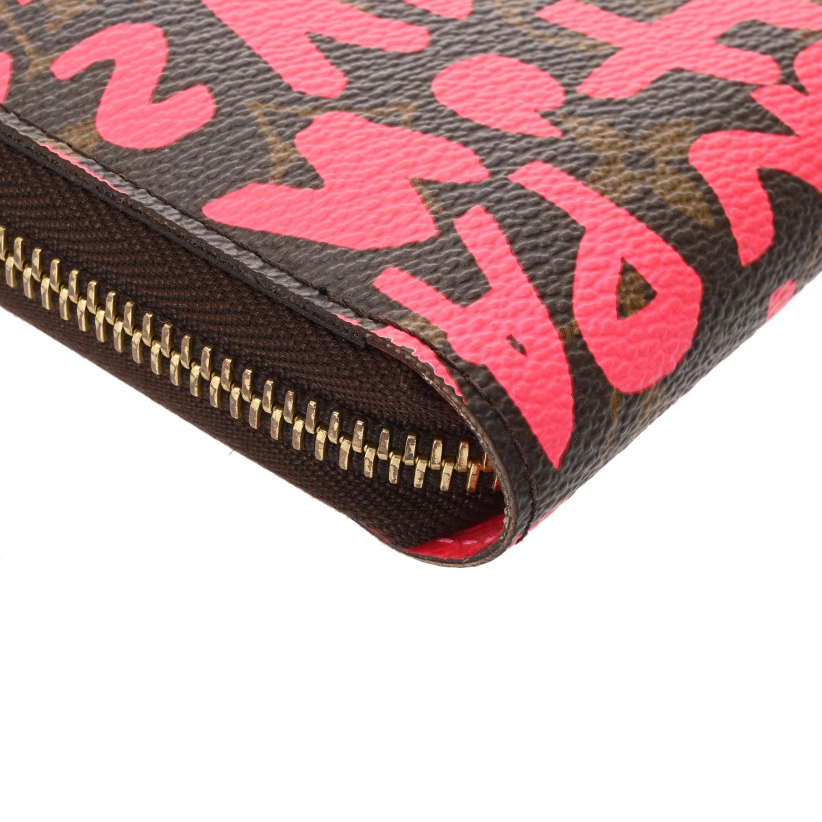 ルイヴィトン【最高級美品】モノグラム フューシャ ジッピークレマンス　レディース ルイヴィトン ジッピーウォレット モノグラム フューシャ