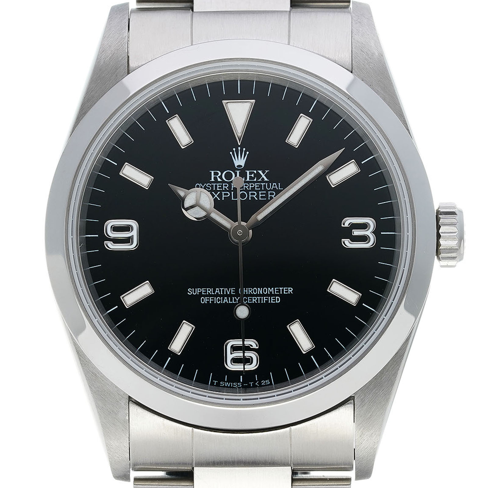 ロレックス ROLEX 14270 U番(1997年頃製造) ブラック メンズ 腕時計
