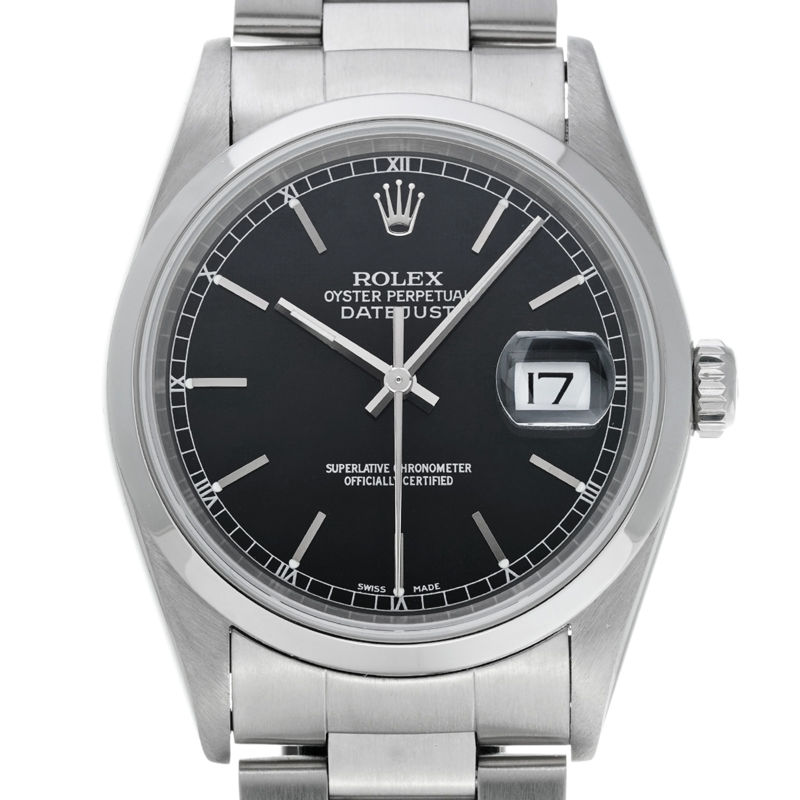 ロレックス ROLEX 16200 F番(2003年頃製造) ブラック メンズ 腕時計