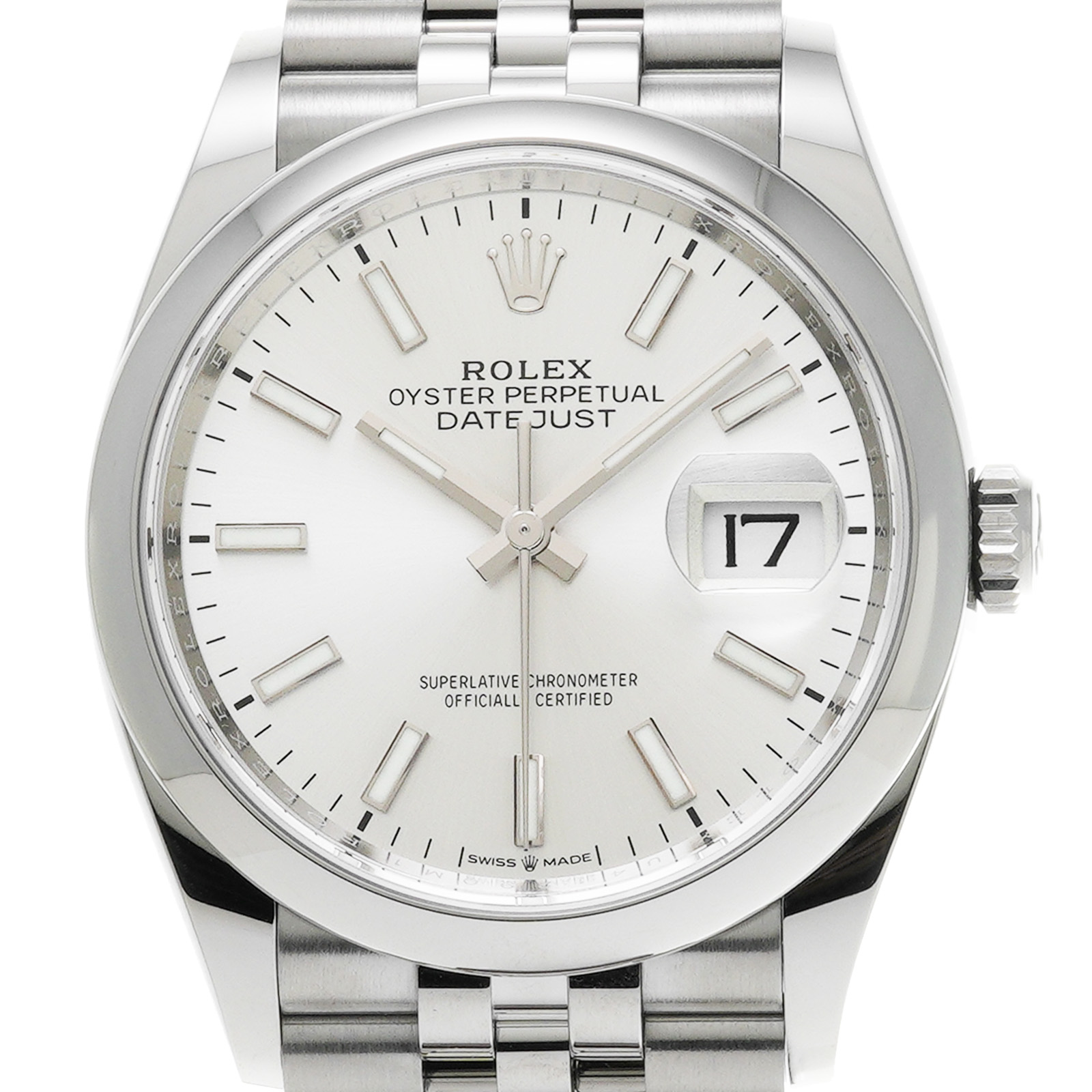 デイトジャスト 36 126200 ランダムシリアル シルバー ロレックス ROLEX メンズ 【中古】