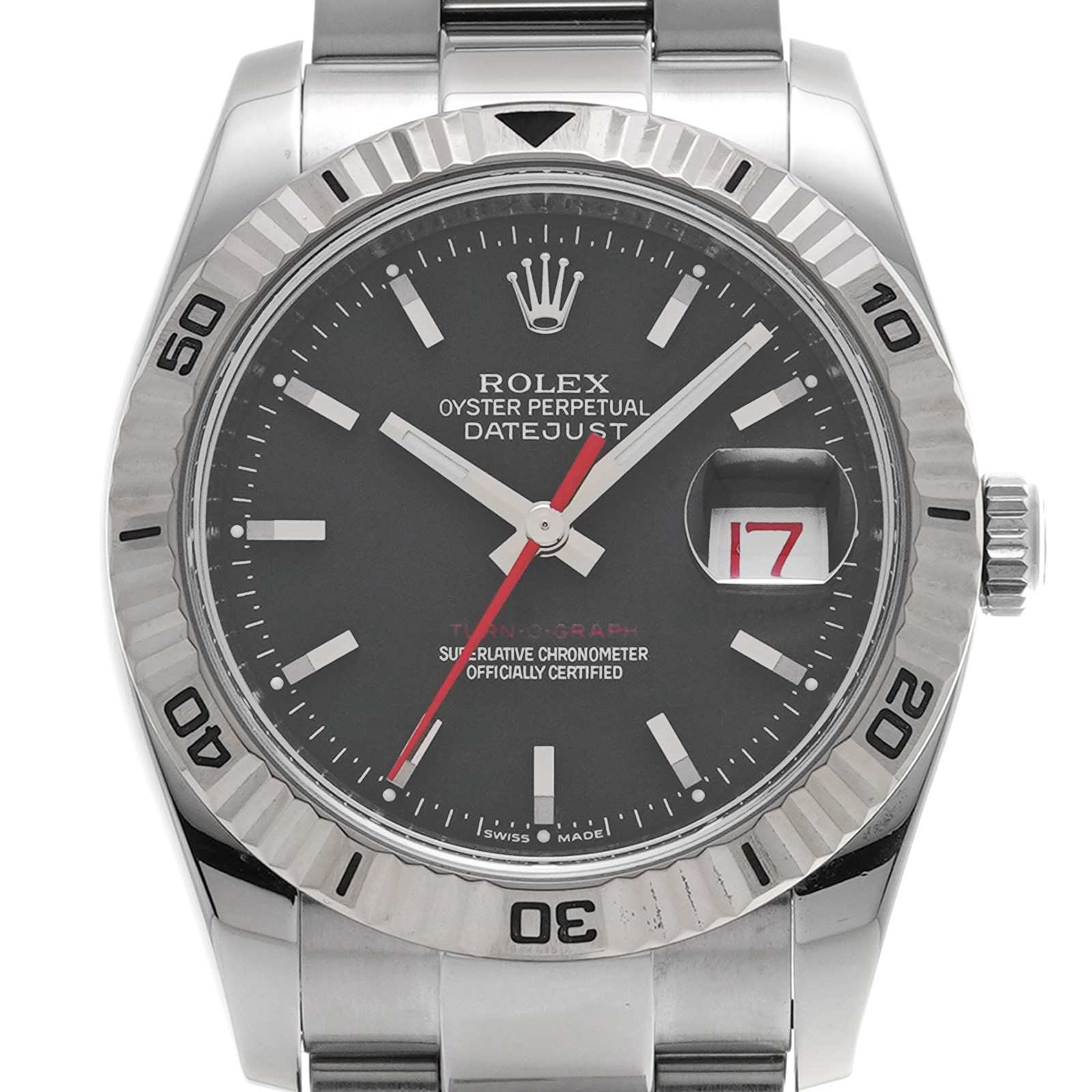ロレックス ROLEX 116264 Z番(2007年頃製造) ブラック メンズ 腕時計