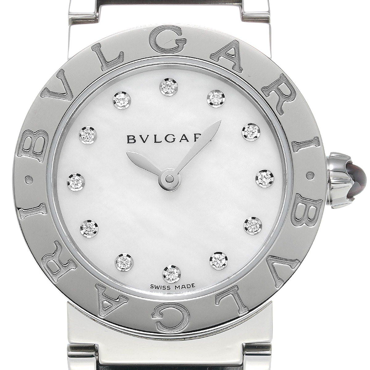 ブルガリ BVLGARI BBL26S ホワイトシェル レディース 腕時計腕時計