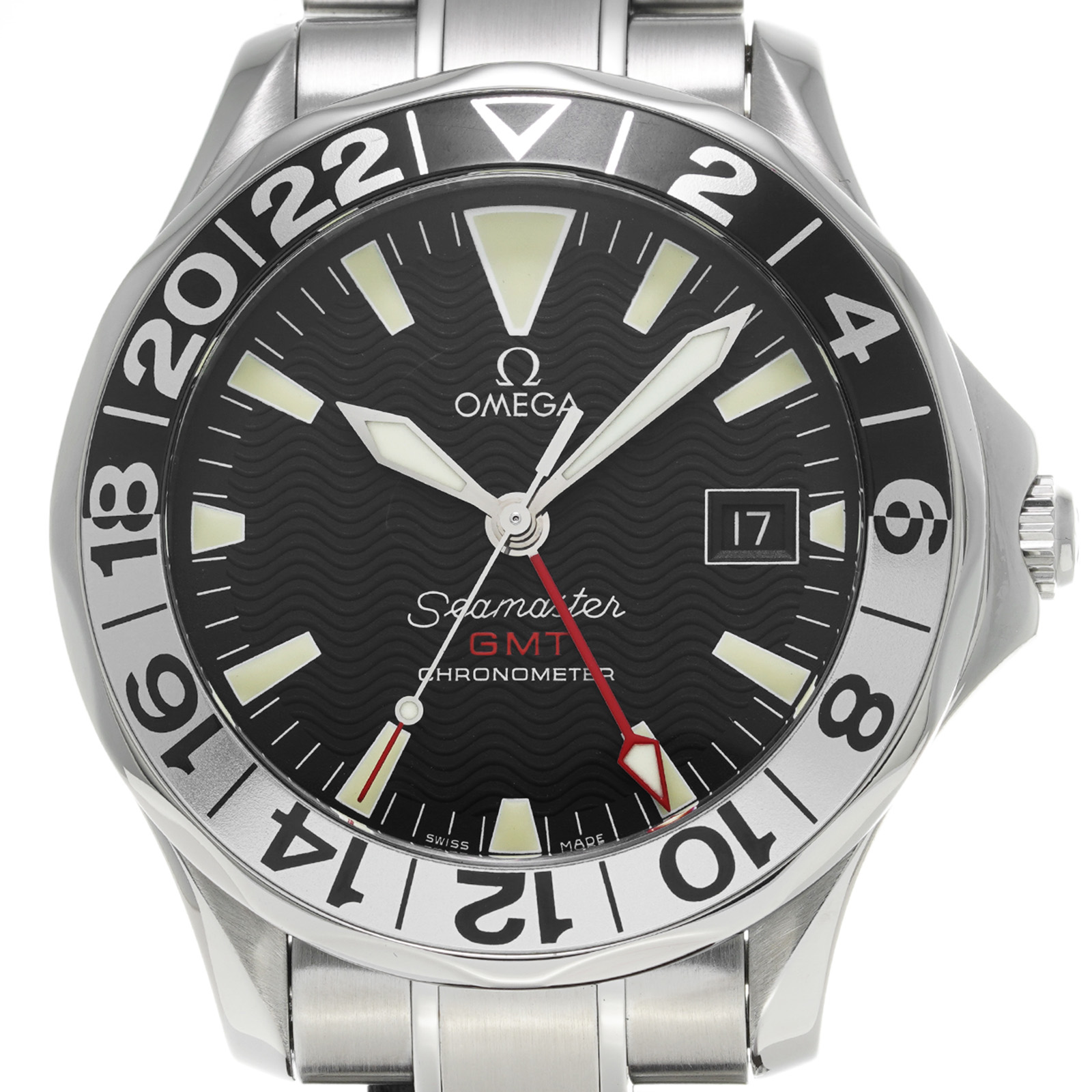 オメガ / OMEGA シーマスター 300 GMT 50th 2534.50 ブラック メンズ 時計 【中古】【wristwatch】