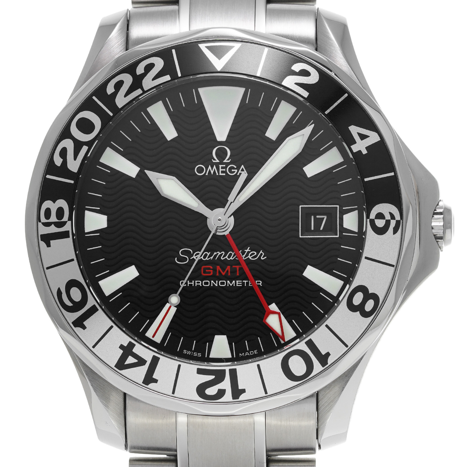 オメガ シーマスター300 GMT ジェリーロペス 2536.50 自動巻き 腕時計 ...