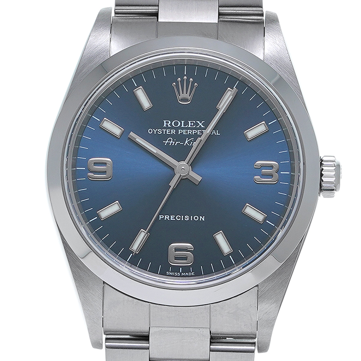 ロレックス ROLEX 14000 A番(1999年頃製造) ブルー メンズ 腕時計