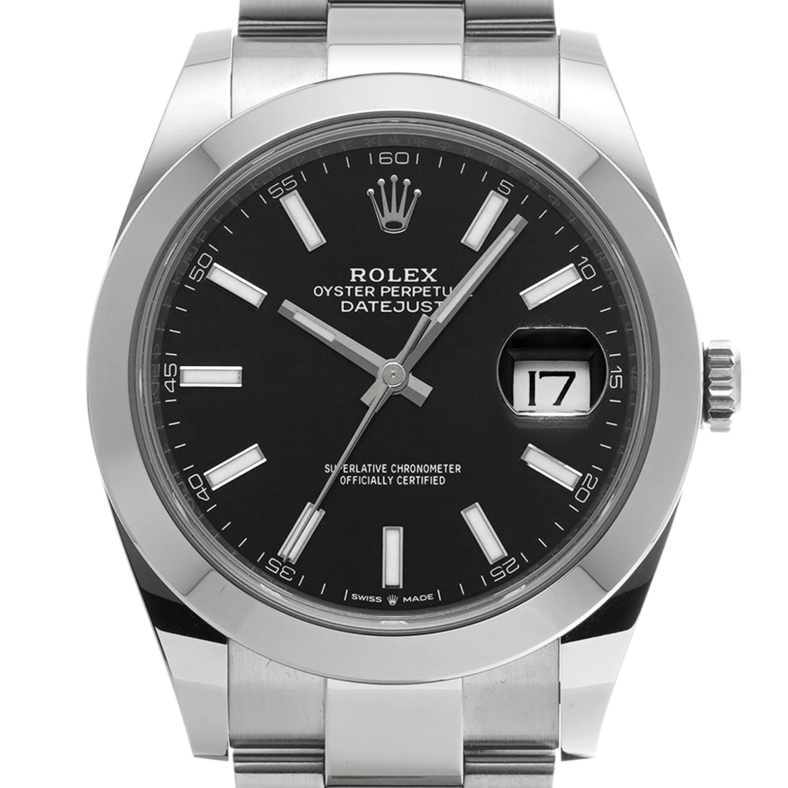 ロレックス ROLEX 126300 ランダムシリアル ブライトブラック メンズ 腕時計