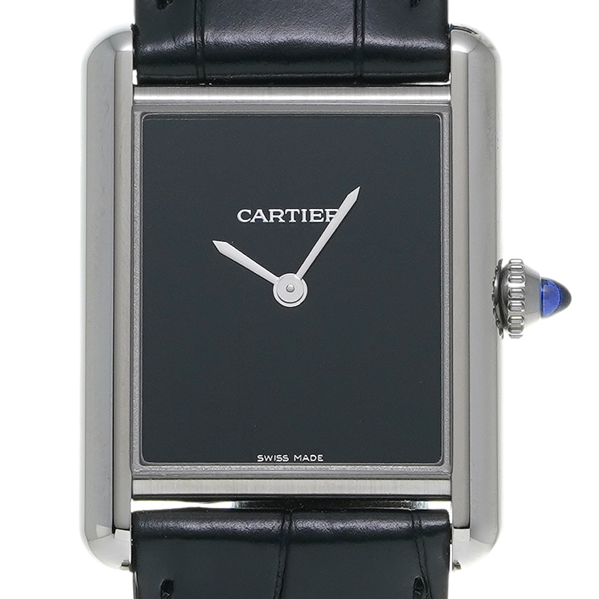 カルティエ / CARTIER タンク マスト ドゥ カルティエ LM WSTA0072 ブラックラッカー メンズ 時計  【中古】【wristwatch】