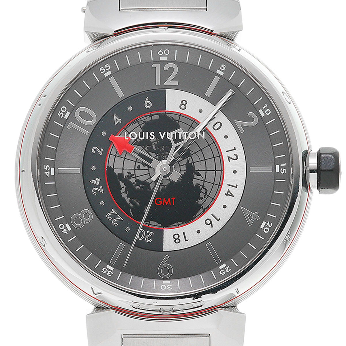 ルイ ヴィトン LOUIS VUITTON Q1D30 グレー メンズ 腕時計