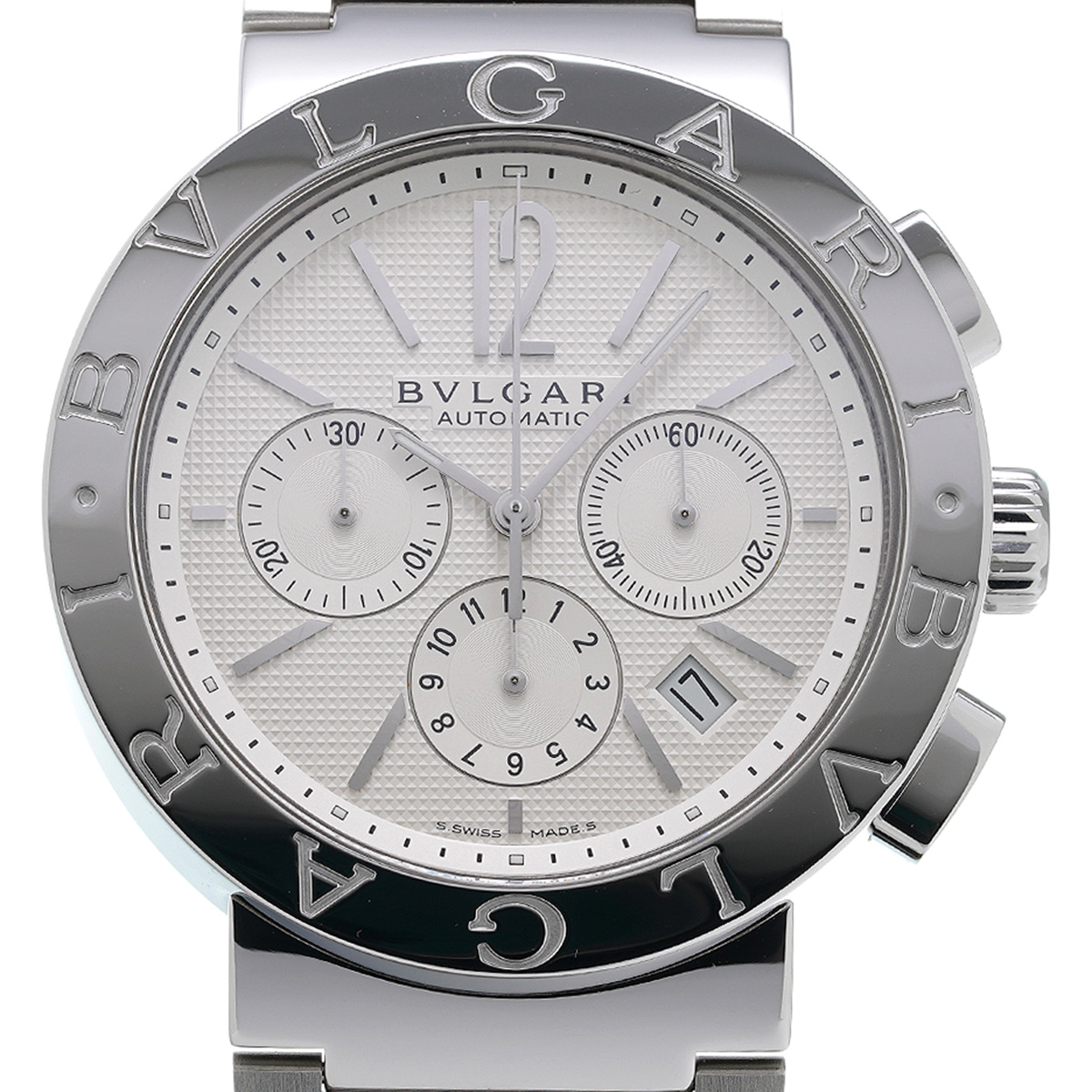 ブルガリ / BVLGARI ブルガリブルガリ クロノグラフ BB42SSCH シルバー メンズ 時計 【中古】【wristwatch】