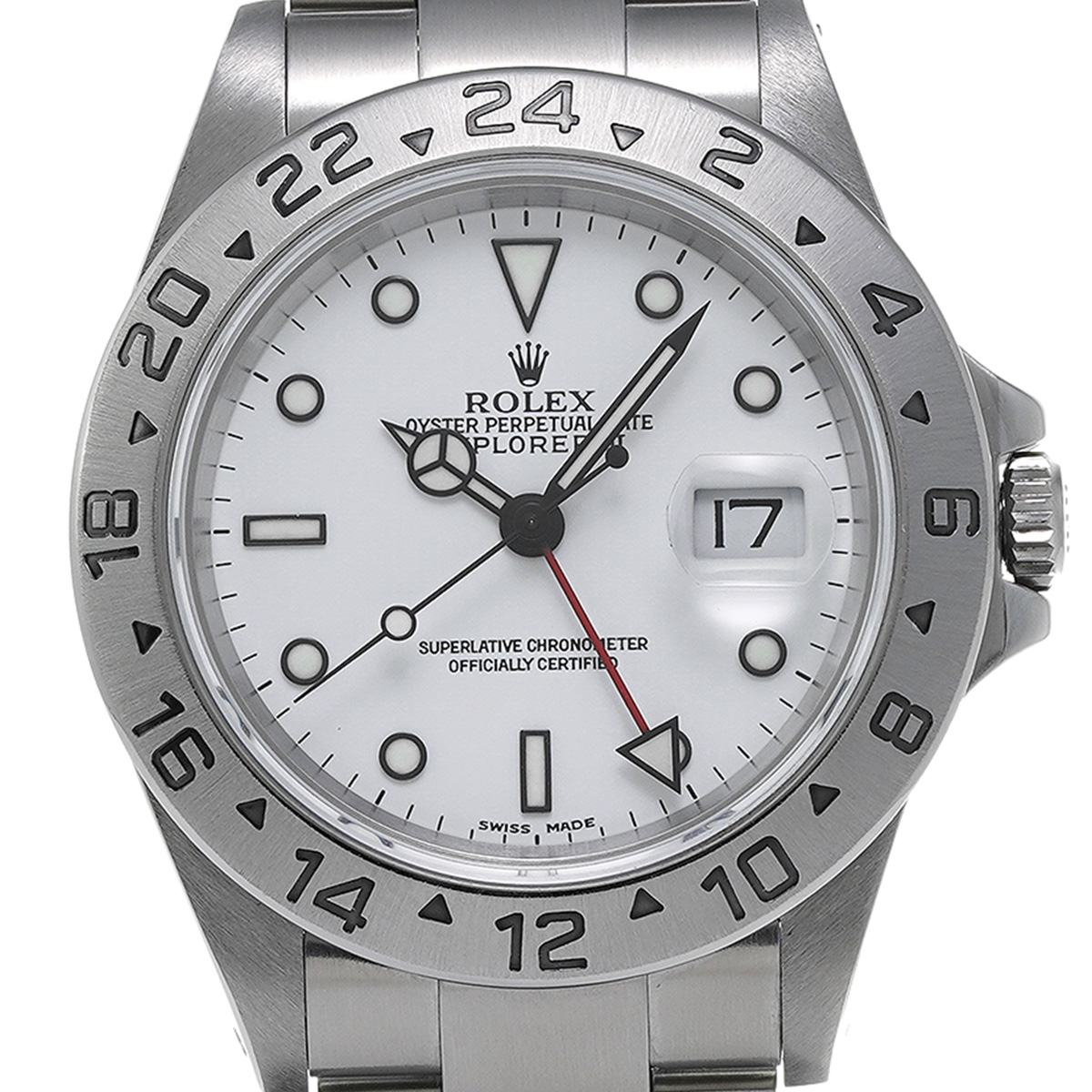 ロレックス ROLEX 16570 Y番(2003年頃製造) ホワイト メンズ 腕時計