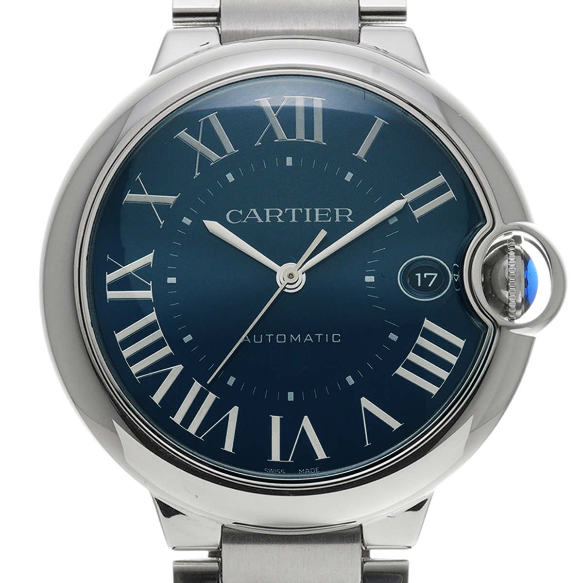カルティエ / CARTIER バロンブルー ドゥ カルティエ 40mm WSBB0061 ブルー メンズ 時計 【中古】【wristwatch】
