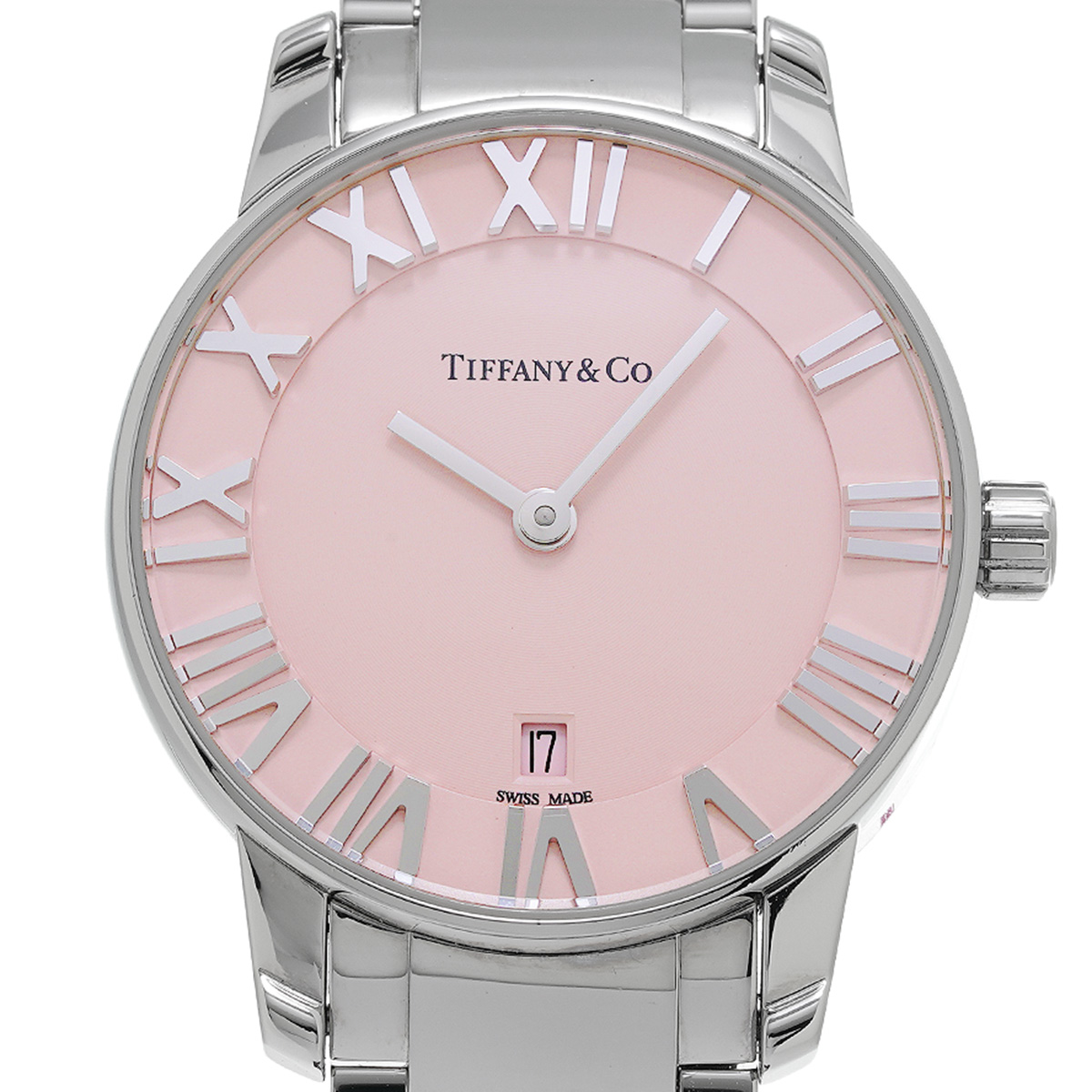 ティファニー  TIFFANY&Co. 腕時計　アトラス　ピンク