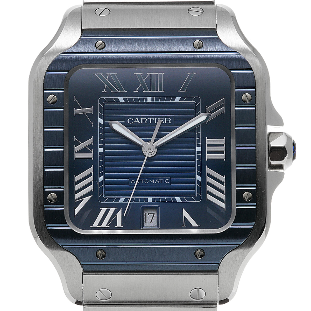 カルティエ CARTIER WSSA0048 ブルー メンズ 腕時計 www ...