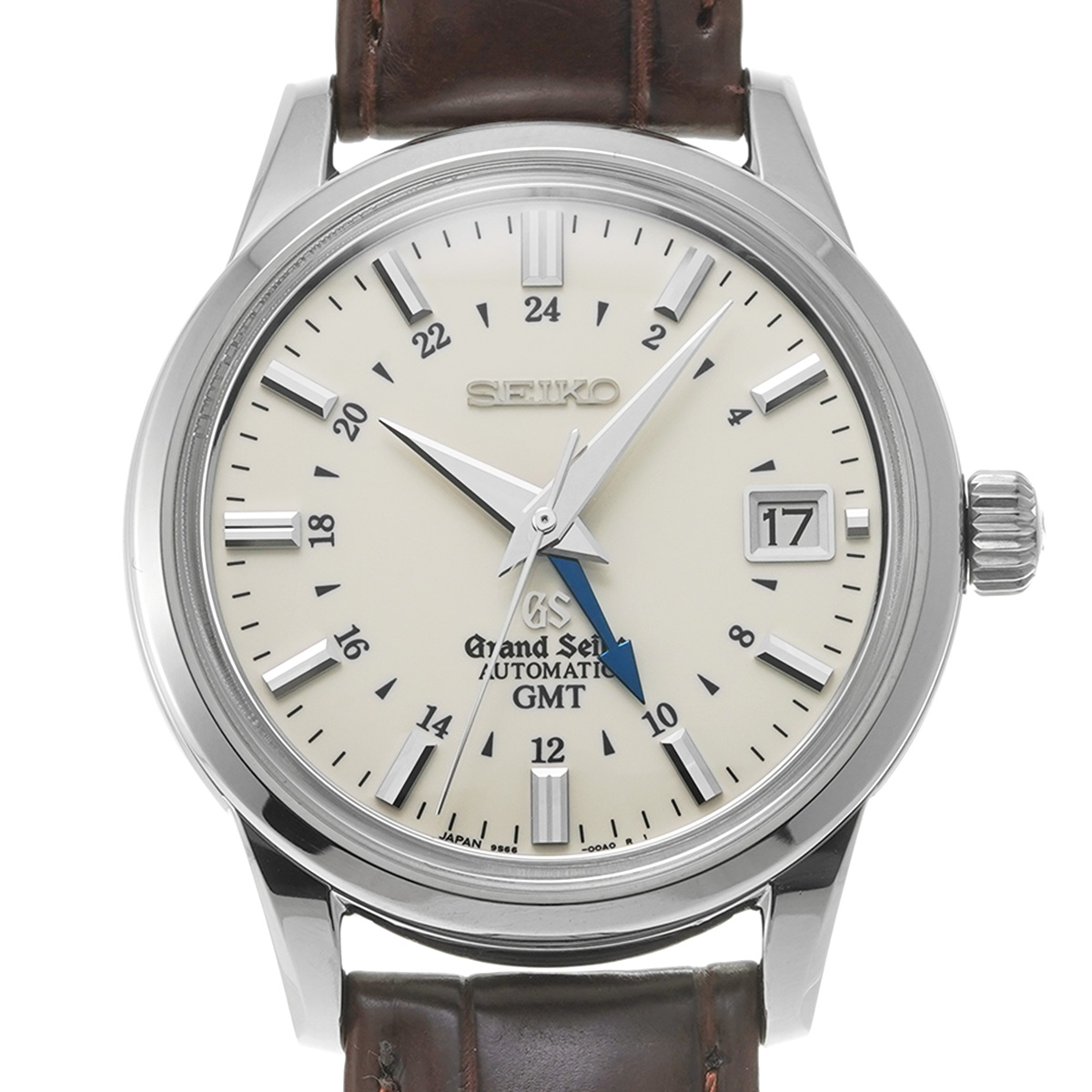 メカニカル GMT SBGM021 アイボリー グランドセイコー Grand Seiko メンズ 【中古】