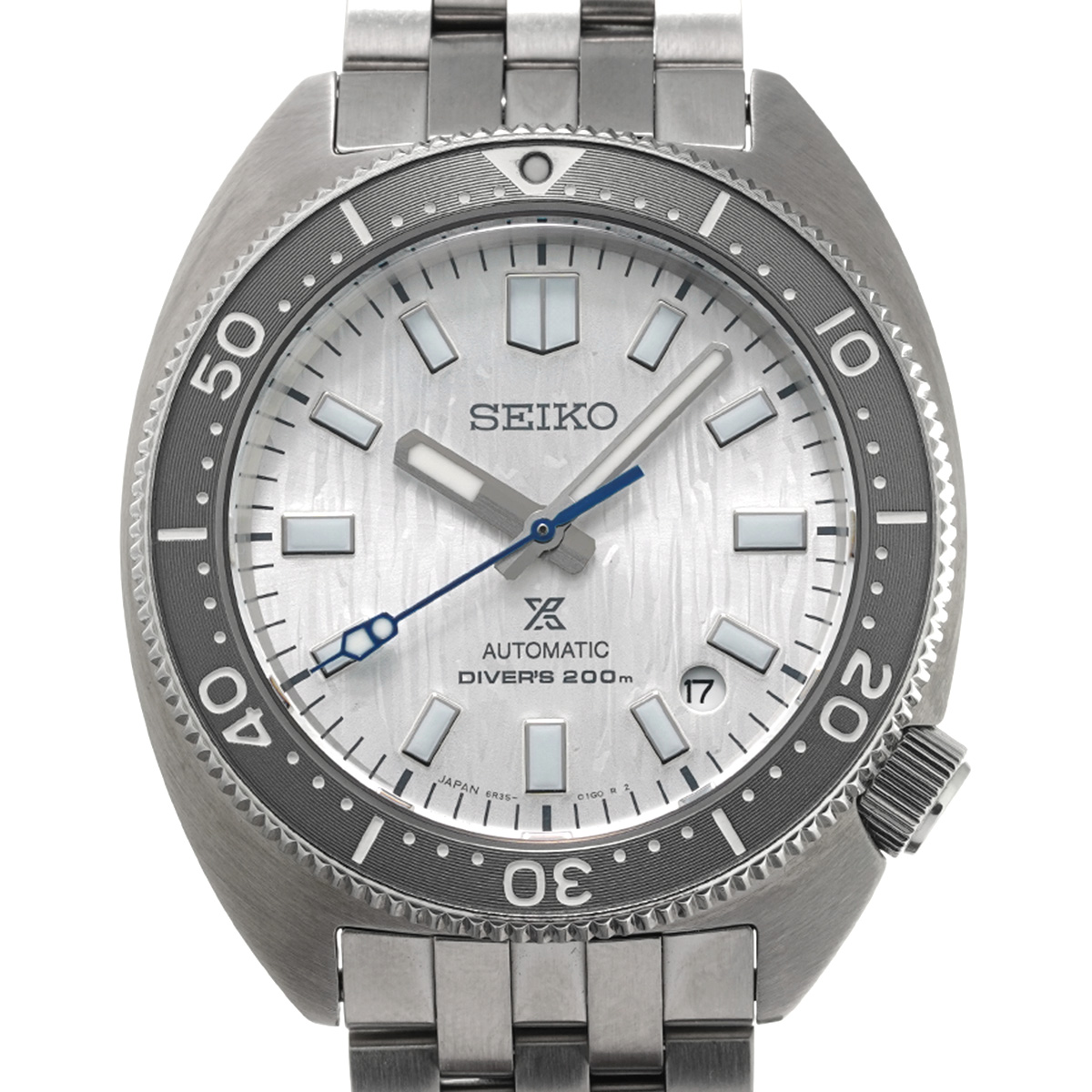 セイコー / SEIKO プロスペックス ダイバースキューバ メカニカル セイブ ザ オ－シャン SBDC187 シルバー メンズ 時計  【中古】【wristwatch】