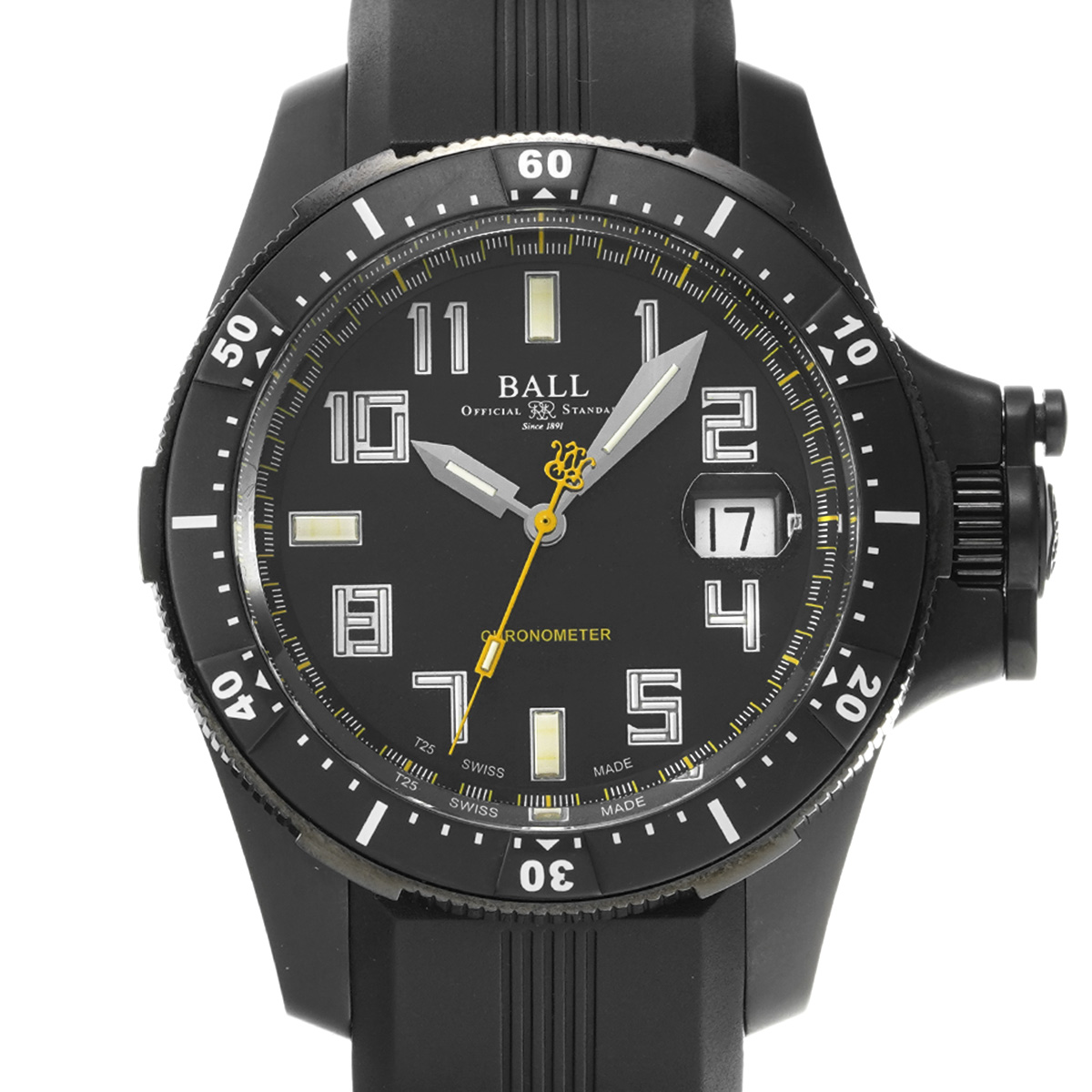 ボールウォッチ エンジニア ハイドロカーボン DM2176A-P1CAJ-BK ブラック メンズ 時計 【中古】【wristwatch】