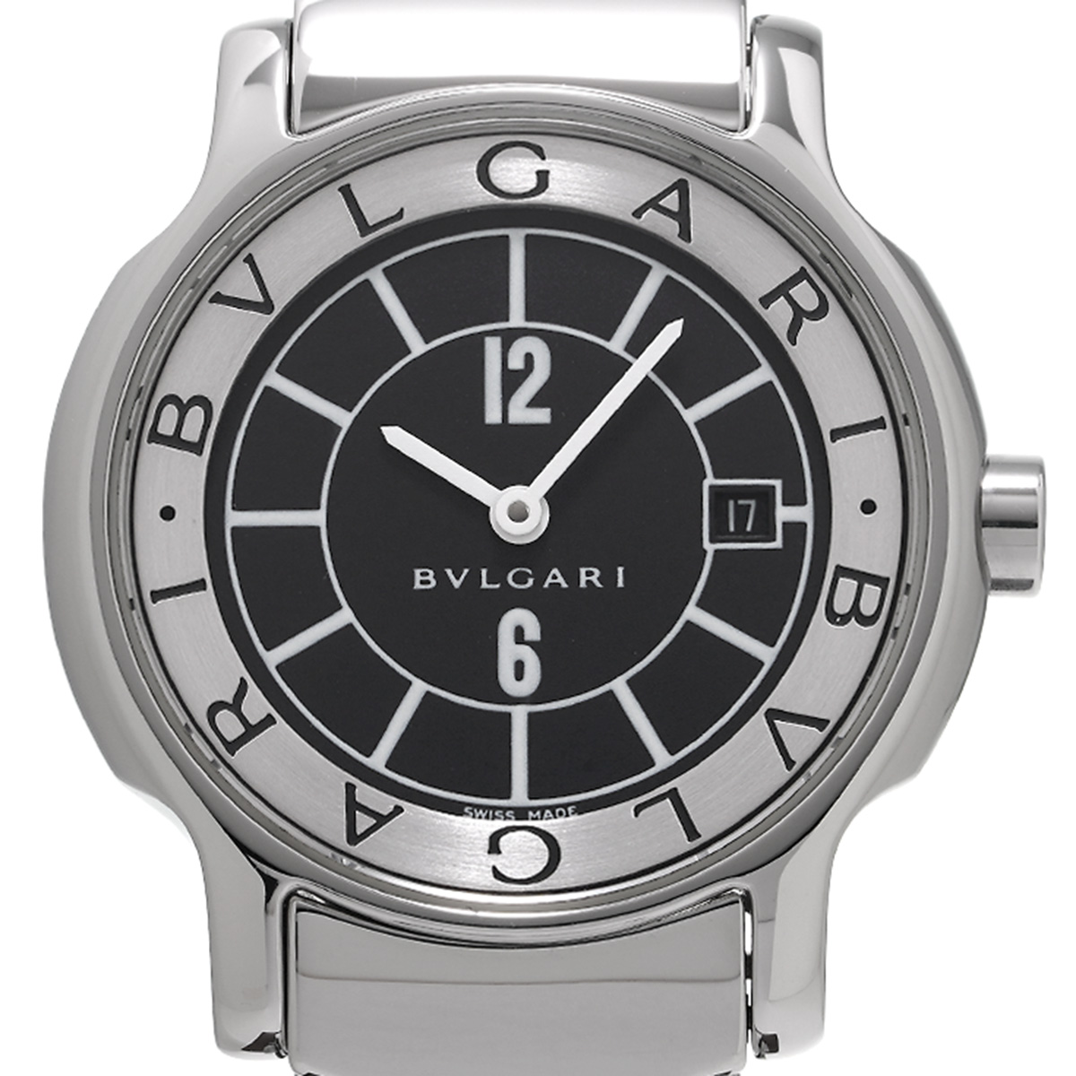 ブルガリ / BVLGARI ソロテンポ ST29S ブラック レディース 時計 【中古】【wristwatch】