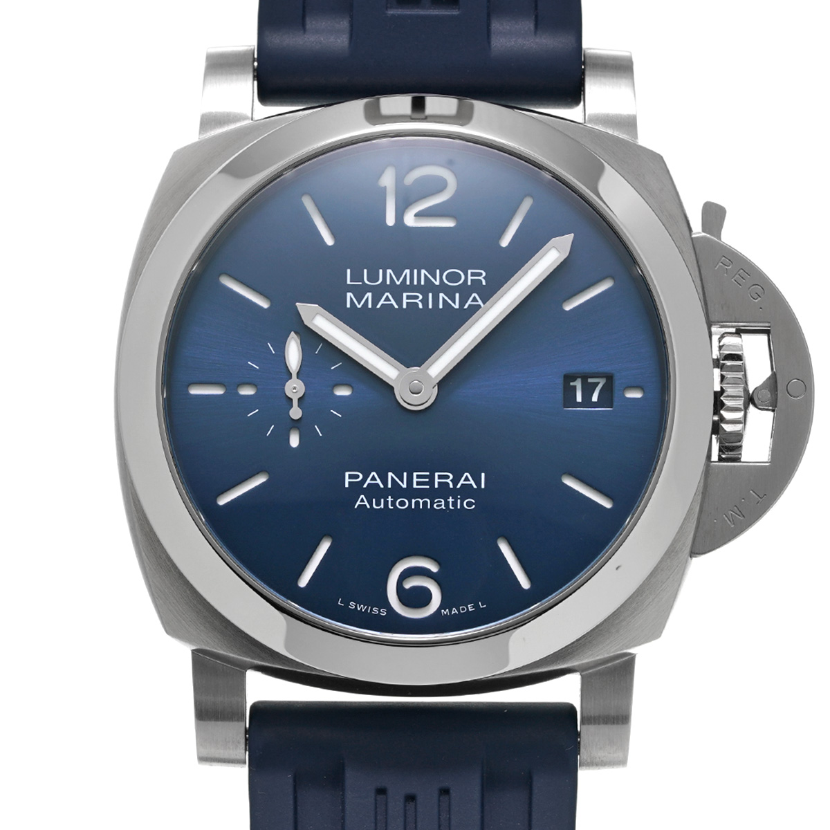 パネライ / PANERAI ルミノールマリーナ クアランタ PAM01370 ブルー メンズ 時計 【中古】【wristwatch】