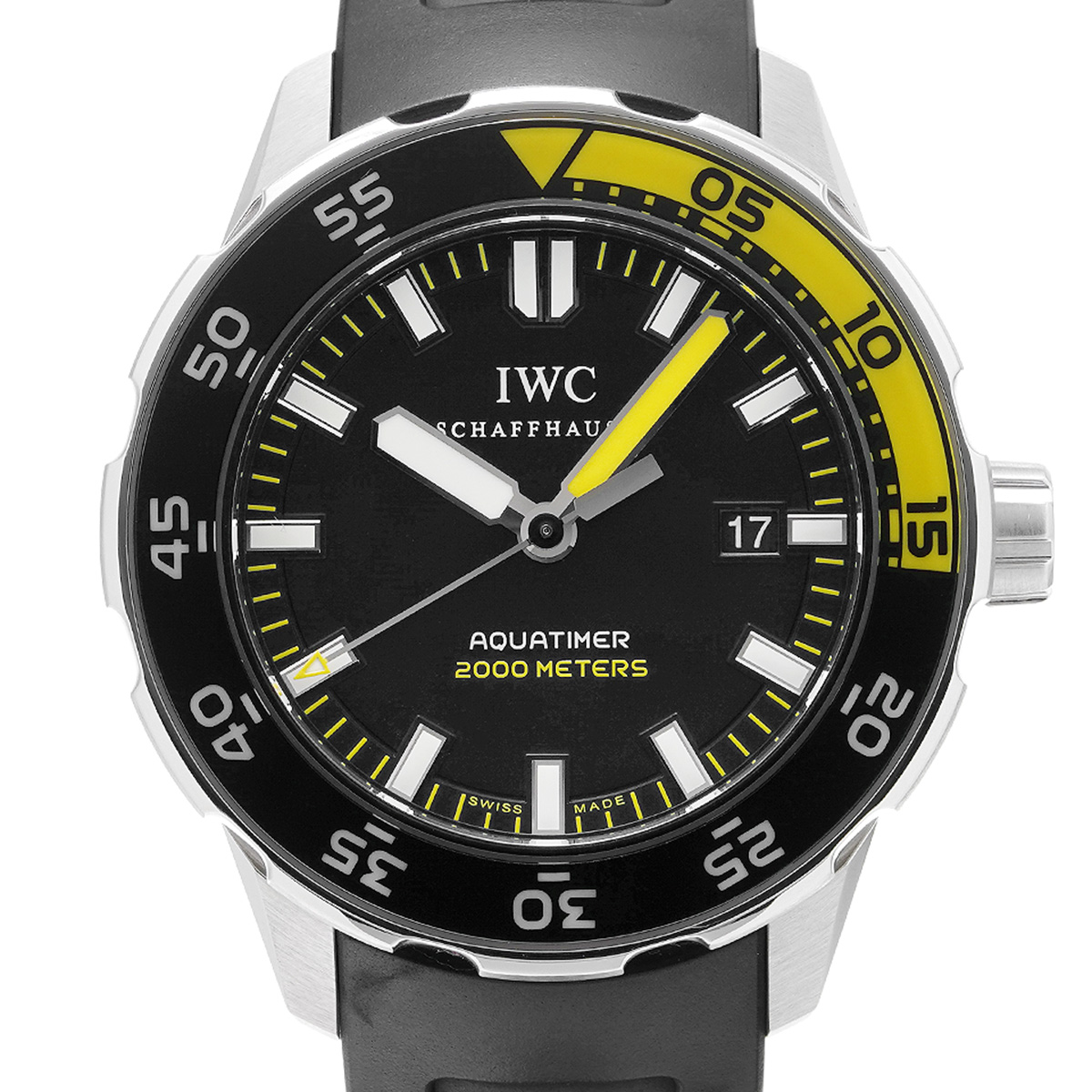 IWC アクアタイマー オートマティック 2000 IW356802 ブラック メンズ 時計 【中古】【wristwatch】