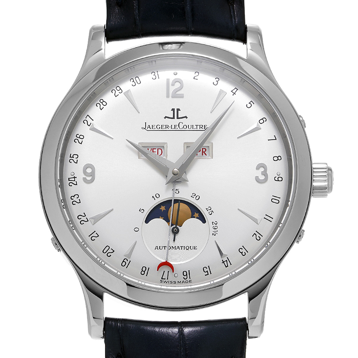 ジャガー ルクルト / Jaeger-LeCoultre マスター ムーン 840.982.84B シルバー メンズ 時計  【中古】【wristwatch】
