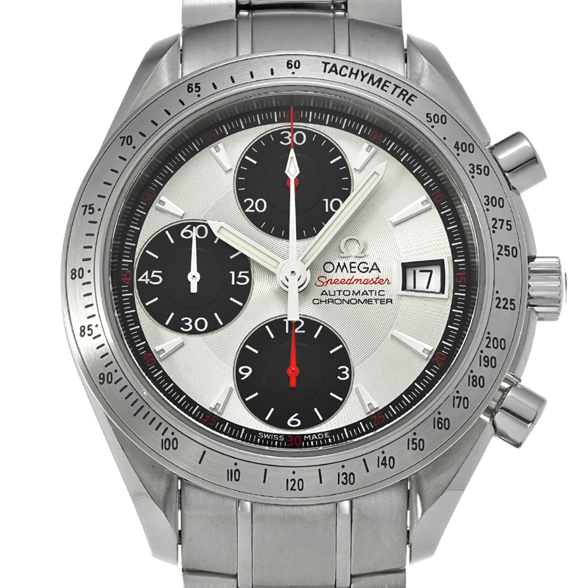 オメガ / OMEGA スピードマスター デイト 3211.31 ホワイト/ブラック メンズ 時計 【中古】【wristwatch】