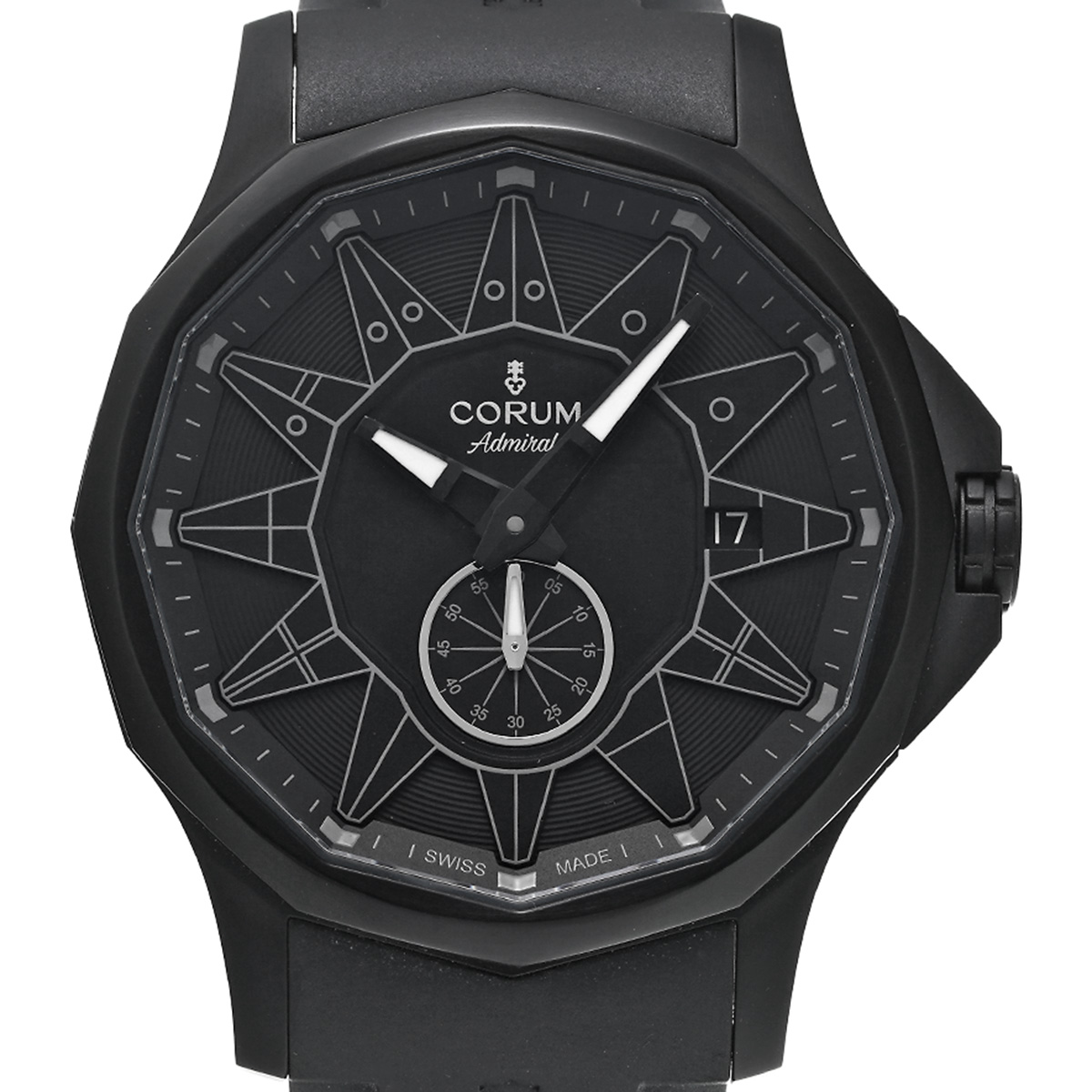 コルム CORUM 395.111.98/F371 BL12 ブラック メンズ 腕時計