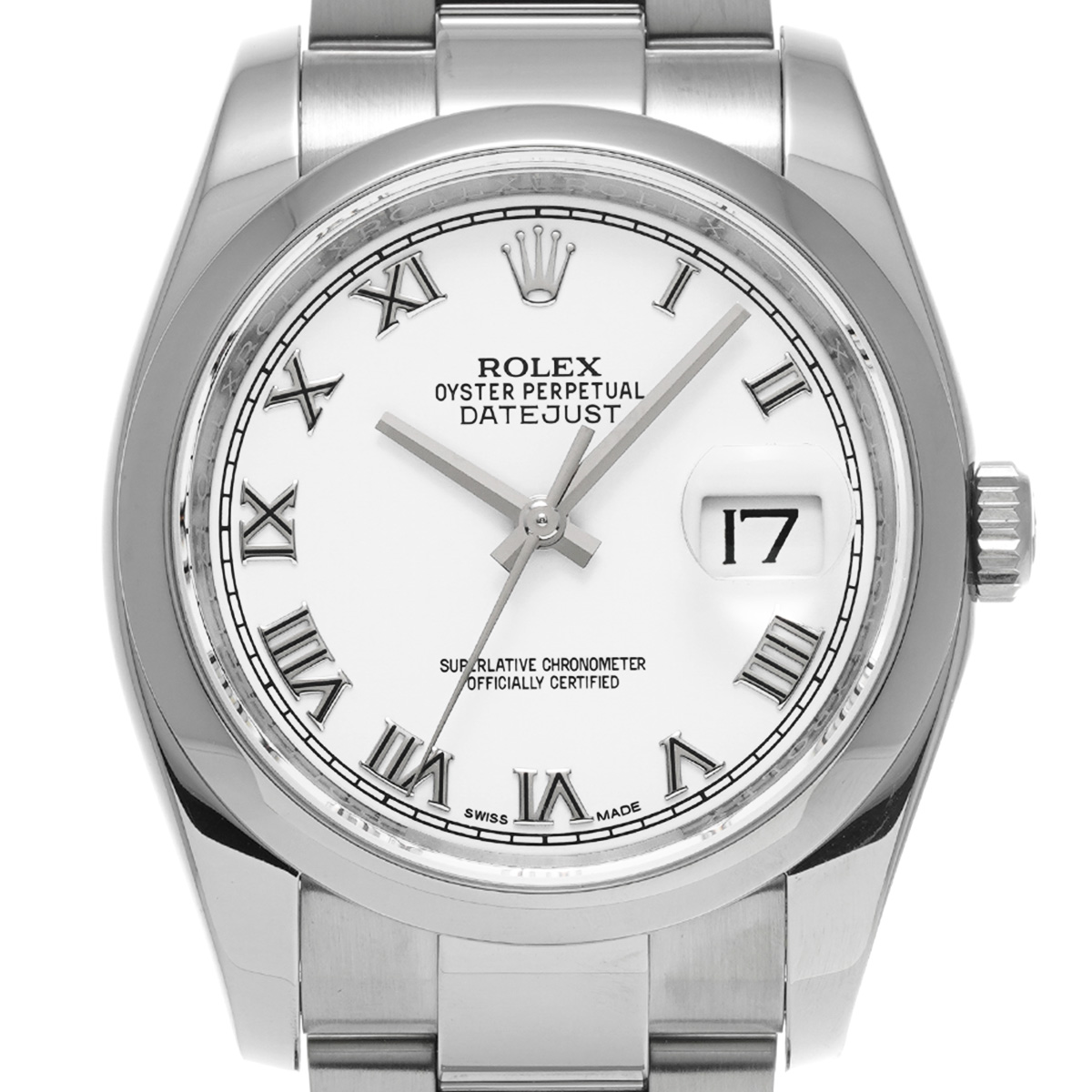 ロレックス / ROLEX デイトジャスト 36 116200 ホワイト メンズ 時計 【中古】【wristwatch】