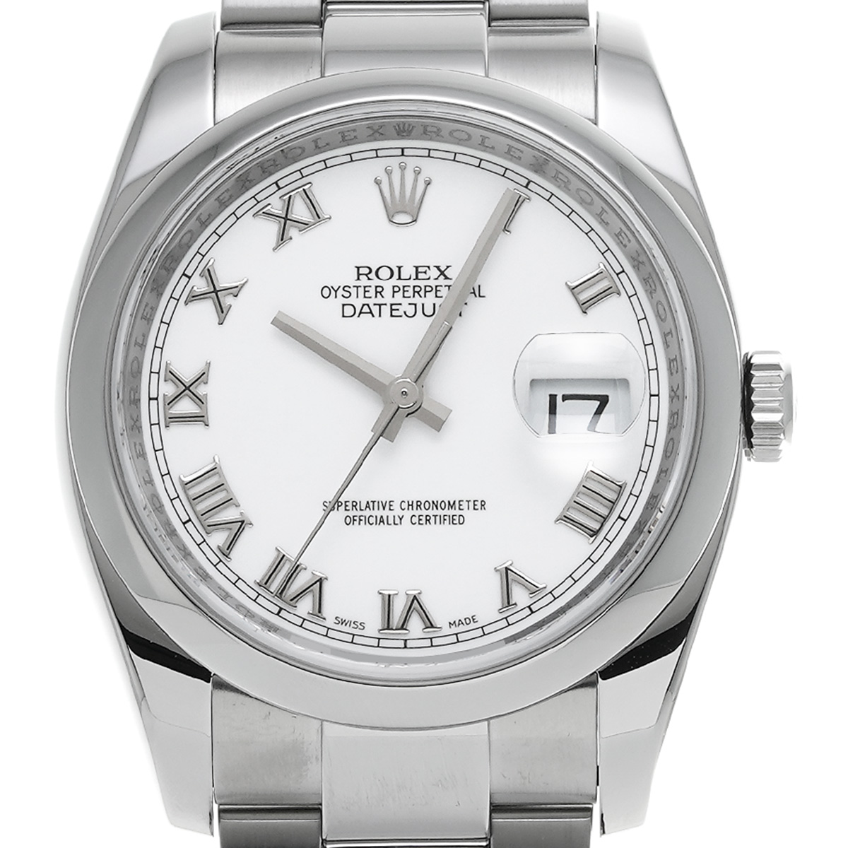 ロレックス ROLEX 116200 D番(2006年頃製造) ホワイト メンズ 腕時計