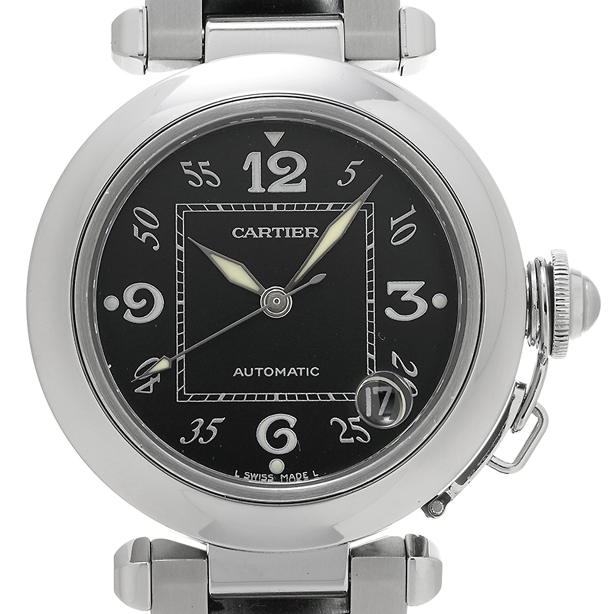 カルティエ / CARTIER パシャC W31043M7 ブラック ユニセックス 時計 【中古】【wristwatch】