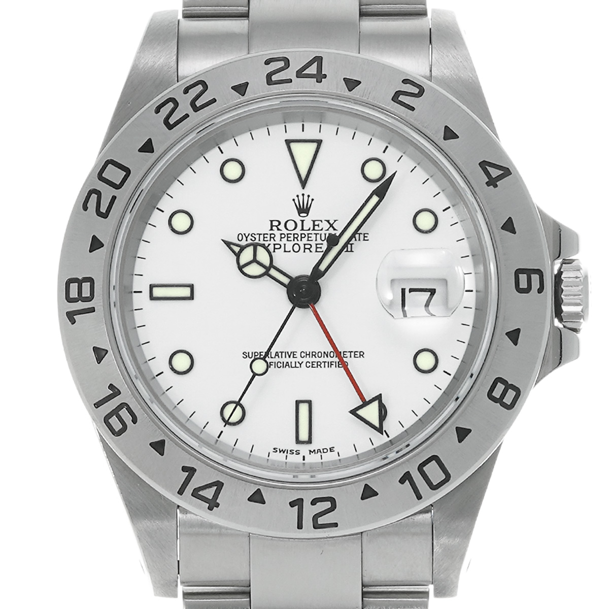ロレックス ROLEX 16570 P番(2000年頃製造) ホワイト メンズ 腕時計