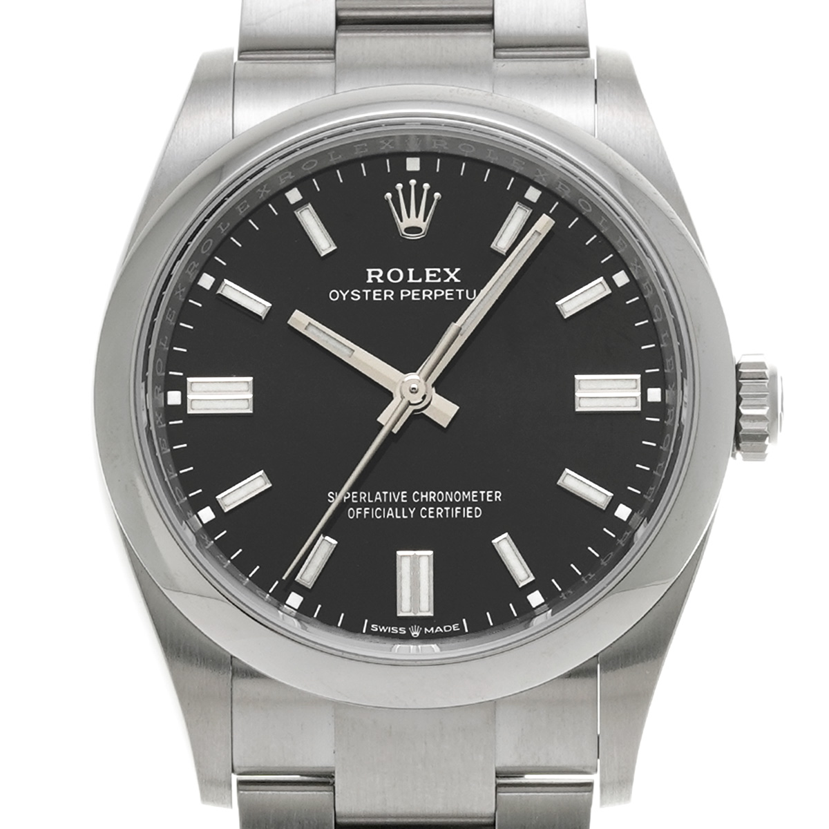 ロレックス / ROLEX オイスターパーペチュアル 36 126000 ブライトブラック メンズ 時計 【中古】【wristwatch】