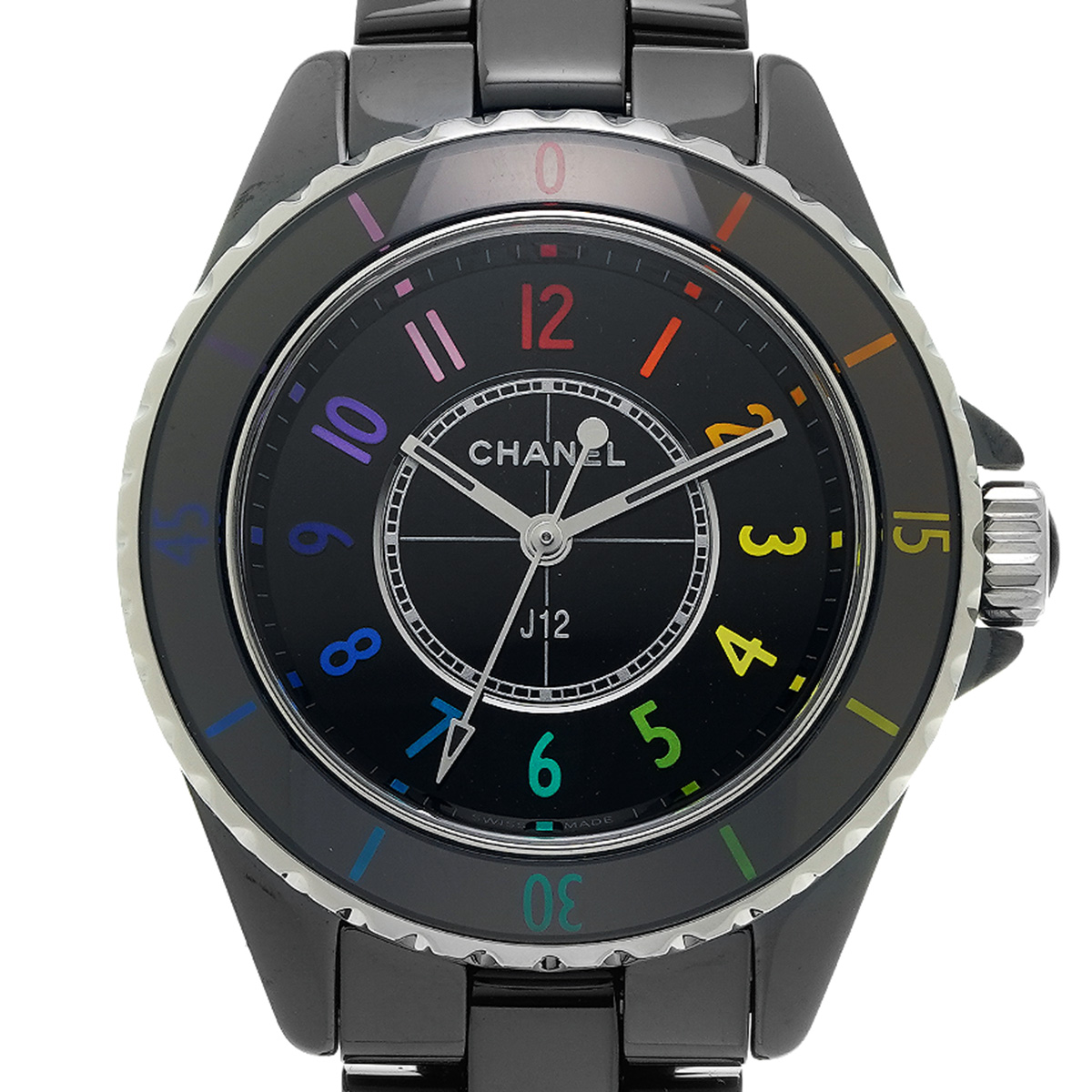 シャネル CHANEL H7121 ブラック レディース 腕時計